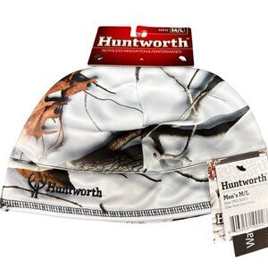 Huntworth Men's Carthage Heavyweight, Waterproof, Sherpa Lined, Beanie - Snow